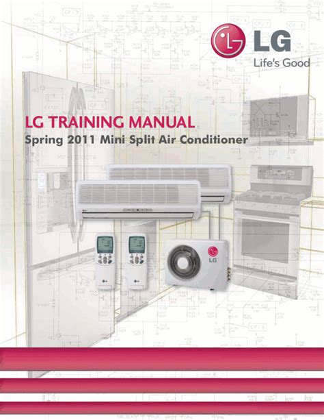 lg mini split service manuals PDF