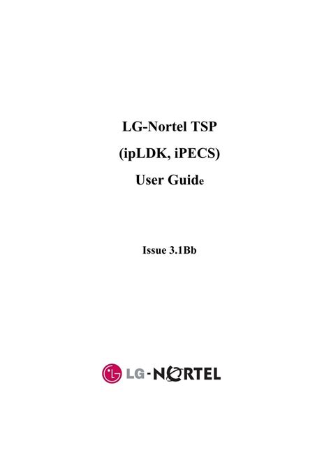 lg nortel ipecs user guide Epub