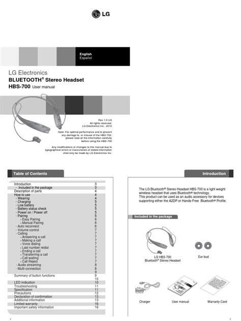 lg tone hbs 700 manual pdf Kindle Editon