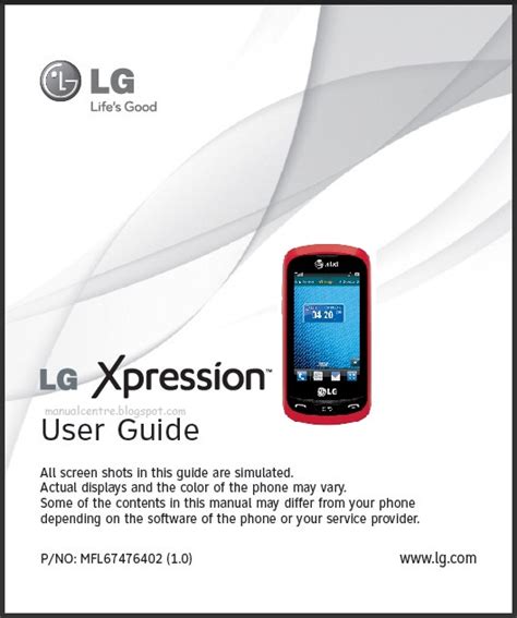 lg xpression manual pdf Kindle Editon