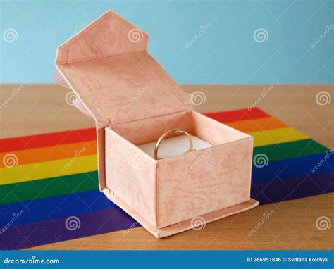 lgbt wedding ring box