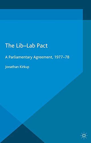 lib lab pact parliamentary agreement 1977 78 ebook Doc