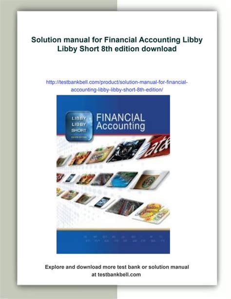 libby libby short solutions manual pdf Kindle Editon