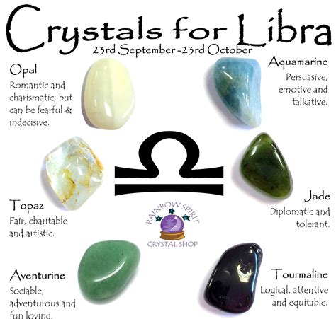 libra crystals and stones