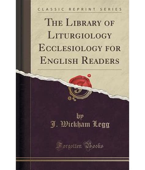 library liturgiology ecclesiology english readers Doc