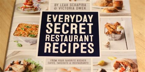 library of everyday secret restaurant recipes restaurants Doc