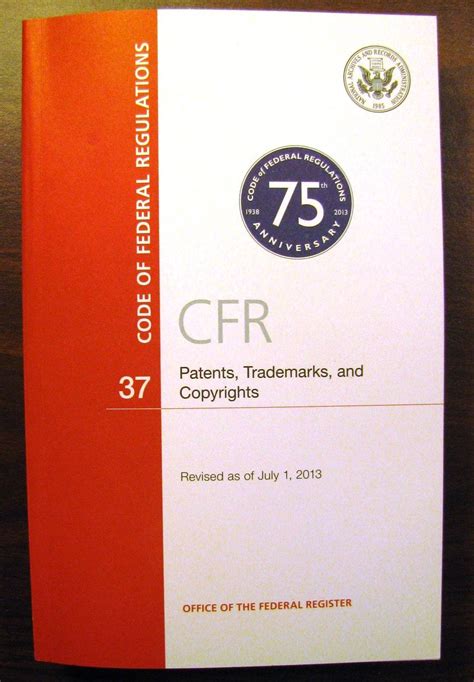 library of federal regulations patents trademarks copyrights Reader