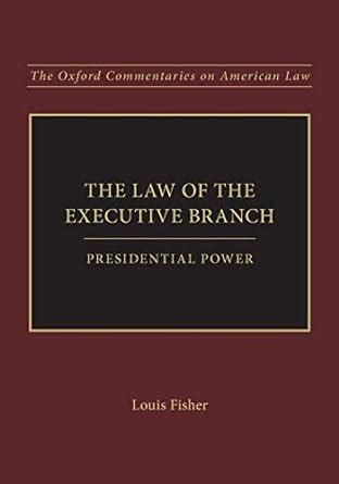 library of law executive branch presidential commentaries Epub