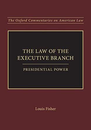 library of law executive branch presidential commentaries Epub