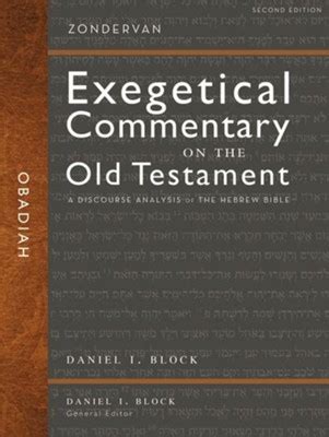 library of obadiah discourse zondervan exegetical commentary Reader