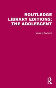 library of routledge library editions adolescence adolescent Doc