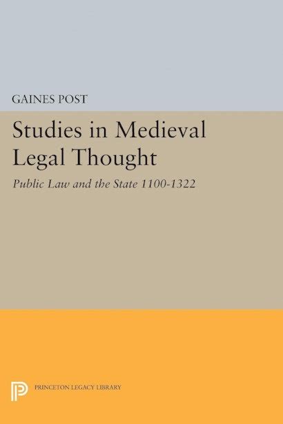 library of studies medieval legal thought 1100 1322 Kindle Editon