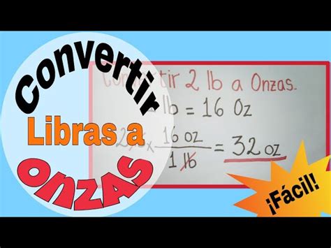 libras a onzas convertidor