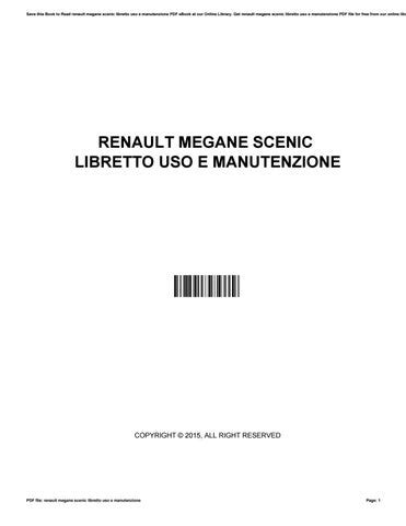 libretto uso e manutenzione renault megane 3 Reader