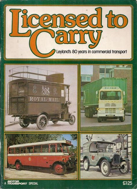 licensed to carry leylands 80 years in commercial transport Doc