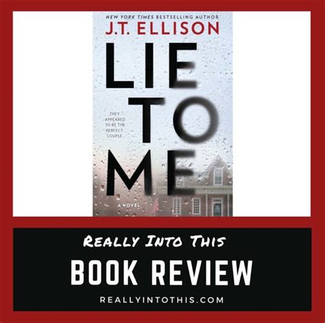 lie to me jt ellison review and giveaway Kindle Editon