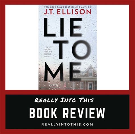 lie to me jt ellison review and giveaway Kindle Editon