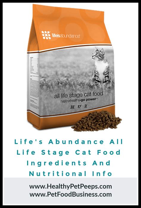 life's abundance cat food