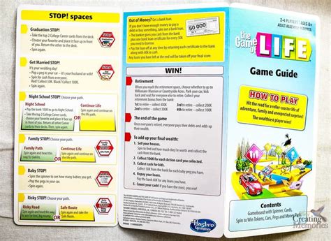 life board game instructions Doc
