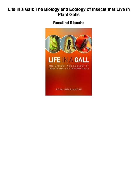 life in a gall life in a gall PDF