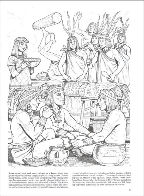life in ancient mexico coloring book Epub