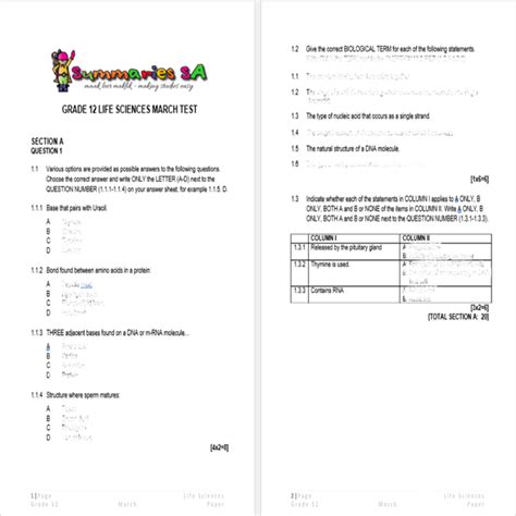life science 2014 march paper grade 12 Kindle Editon