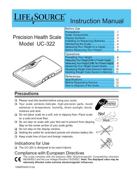 lifesource tt06 user guide PDF