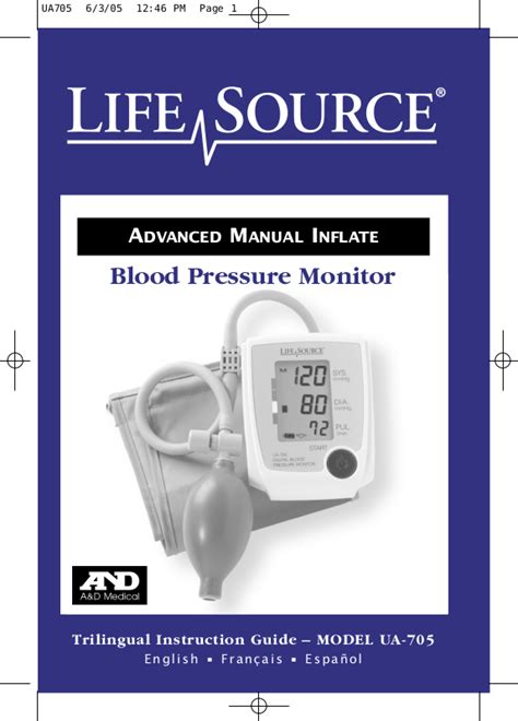 lifesource ua 705 user guide Doc