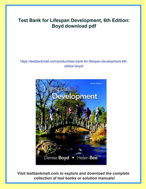 lifespan development 6th edition test bank Doc
