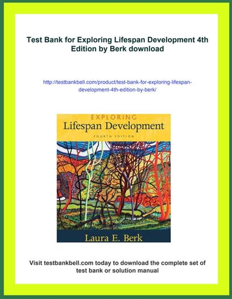 lifespan development test 4th canadian edition PDF