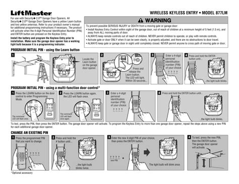 liftmaster keypad 66lm manual pdf Reader