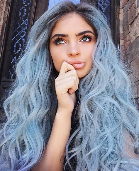 light blue hair color