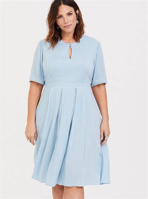 light blue plus size