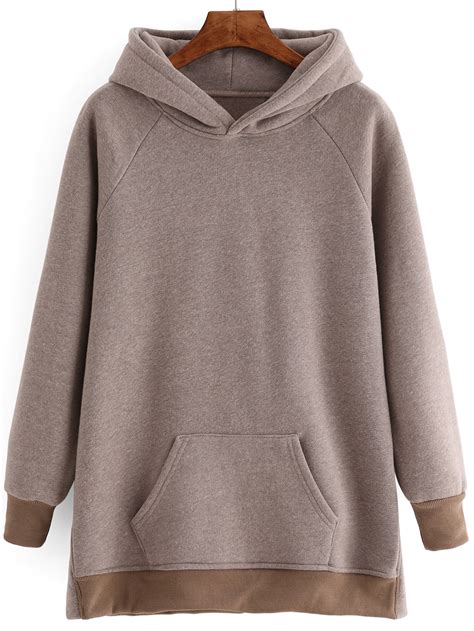 light brown hooded sweatshirt