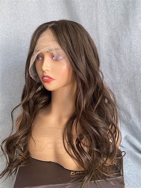 light density lace front wig