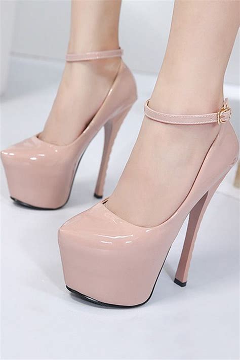 light pink high heels