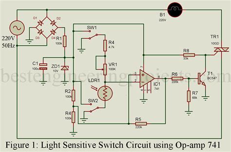 light sensitive switch circuit diagram PDF