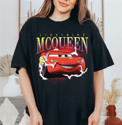 lightning mcqueen adult shirt