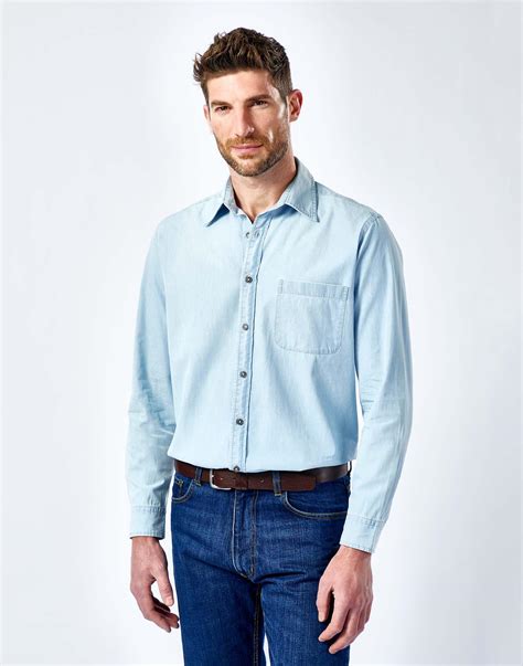 lightweight chambray shirt