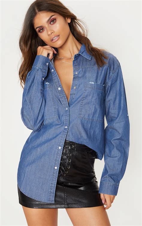 lightweight denim shirt