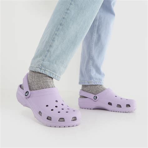 lilac crocs