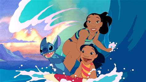 lilo and stitch surfing