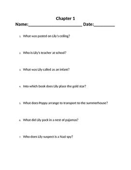 lily crossing chapter questions Reader