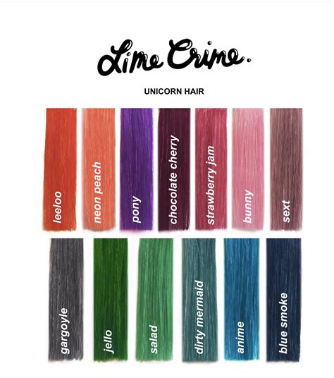 lime crime hair dye