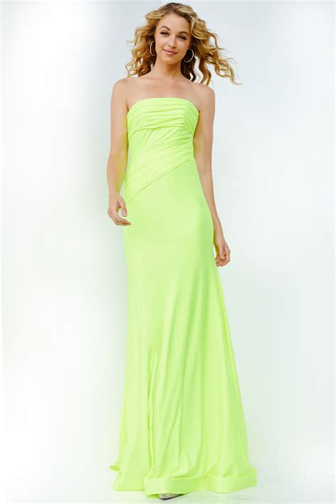 lime green dress