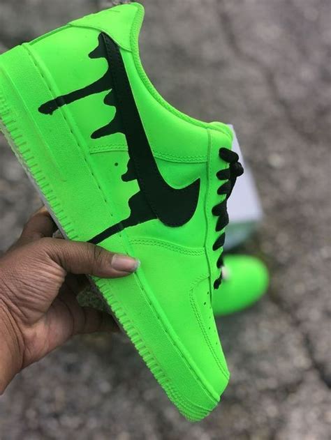 lime green nike shoes