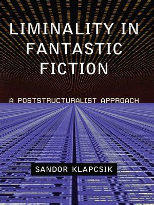 liminality in fantastic fiction liminality in fantastic fiction PDF
