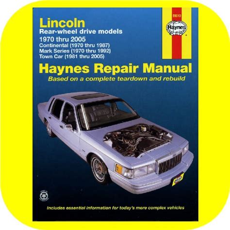 lincoln continental repair manual Ebook Reader