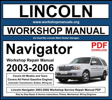 lincoln navigator repair manual Doc