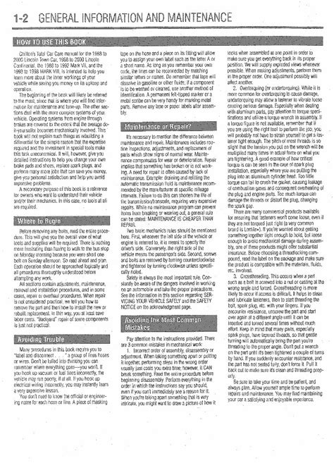 lincoln towncar continental workshop manual 1988 2000 pdf PDF